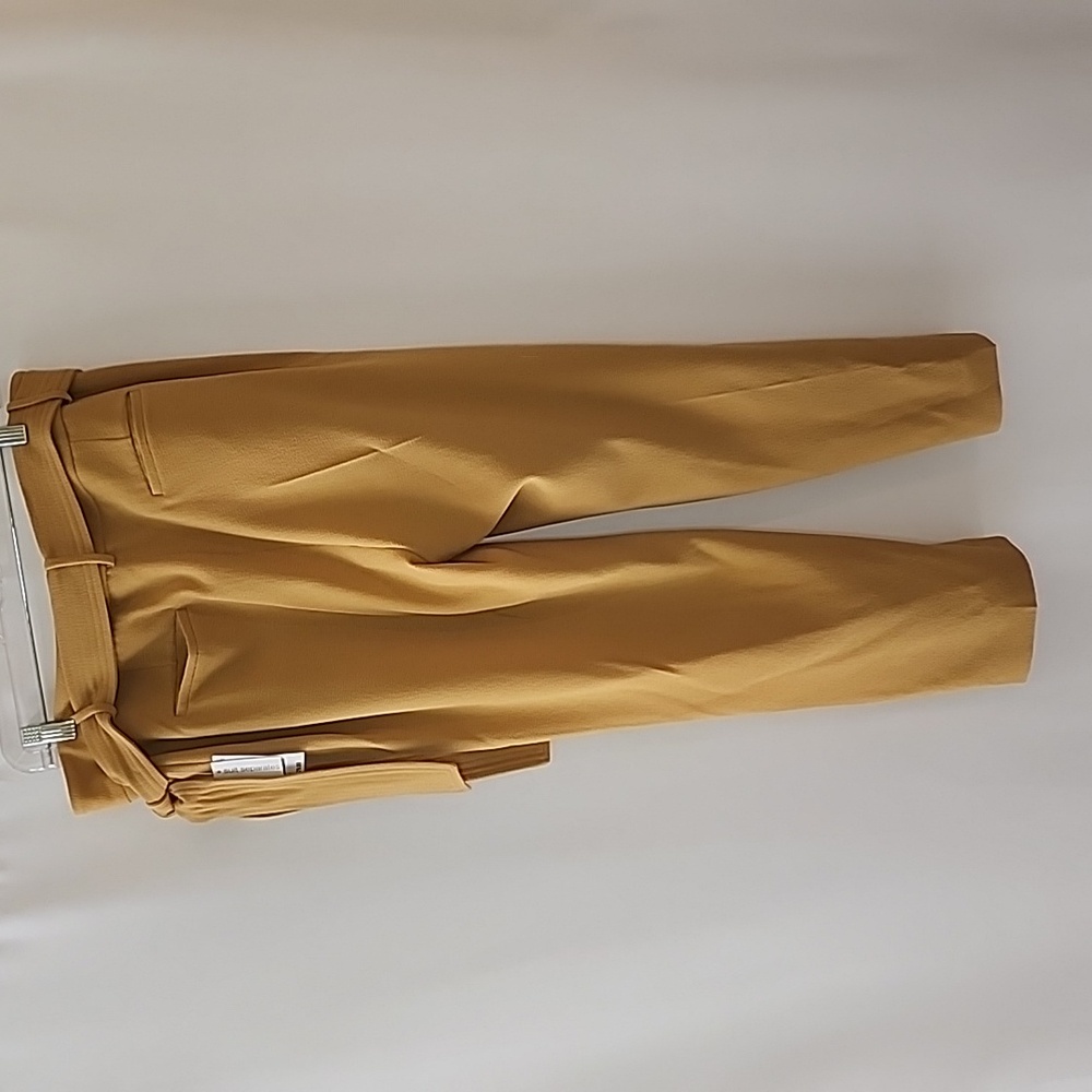 BAR III | Mustard Yellow Tie Waisted Suit  Trousers - Picture 3 of 6